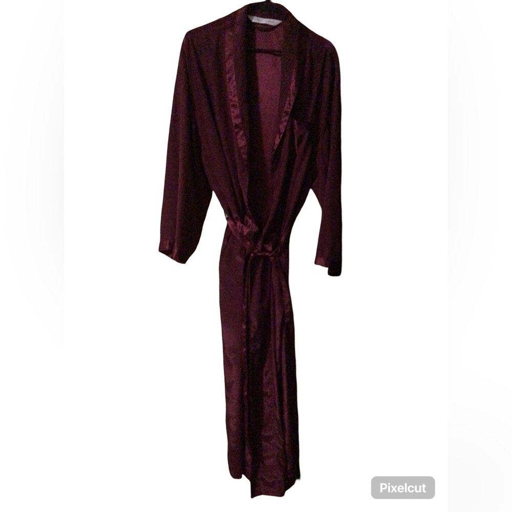 Women’s Victoria Secret Long Robe Pockets With Waist Tie Size XL